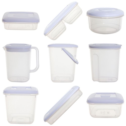 New plastic food storage boxes - food,