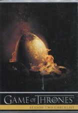Game Of Thrones Season 2 Complete 88 Card Base Set