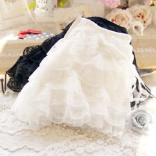 Women Girl Sexy Frilly Lace Ruffle Shorts Knickers White Black Panties Underwear