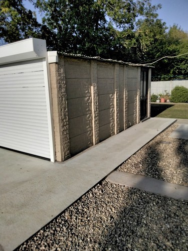 Concrete sectional garage - concrete,