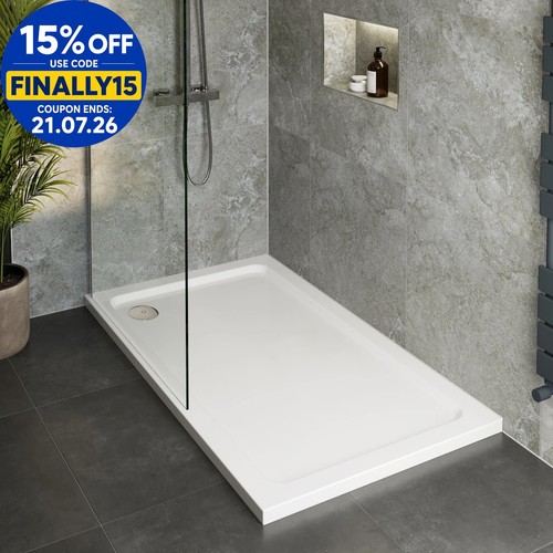 Modern rectangle shower tray - modern,