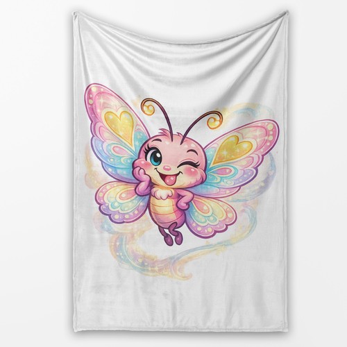Fairy butterfly blanket - fairy,