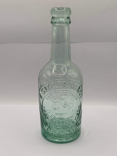 Old advertising beer bottle
