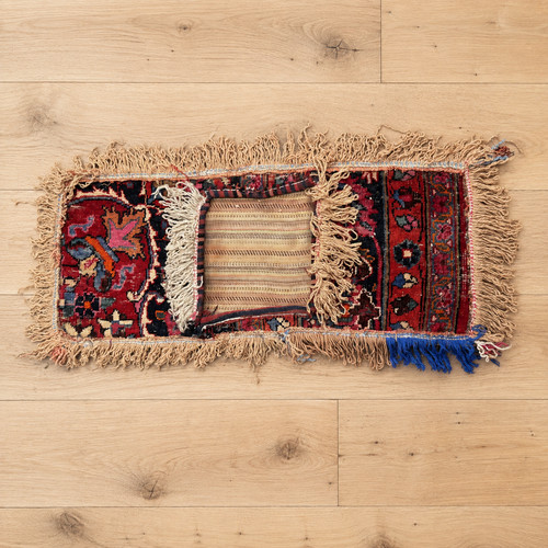 Persian camel bag rug - bag,