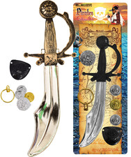 Pirate Cutlass Set with Coins