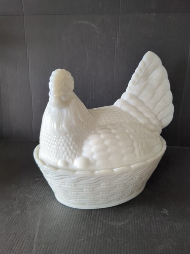 Vintage white milk glass - vintage,