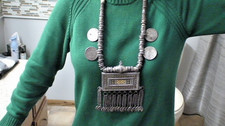 Antique silver bedouin tribal - silver,