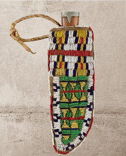 Native Beaded Knife Covers