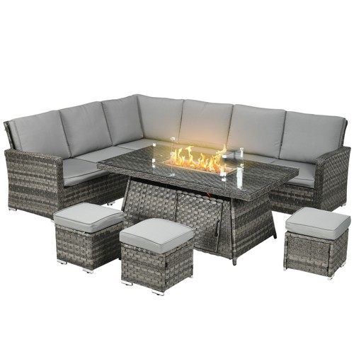 Outsunny pieces rattan - outsunny, 7