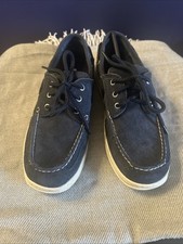 Sebago Men's Scotty Leather Deck Shoes Blue Universe Size 7 / 71131QW