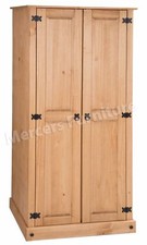 Corona Solid Pine Bedroom Furniture Wardrobe Chest Bedside Dining Set 