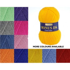 SIRDAR HAYFIELD BONUS EXTRA VALUE DK 100G KNITTING CROCHET YARN WOOL 100 COLOURS