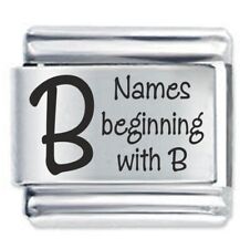 B Names - Daisy Charm For 9mm Italian Modular charm bracelets