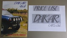 DAKAR 4X4 orig UK Mkt Sales