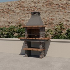 Dark Slate Masonry BBQ Stone