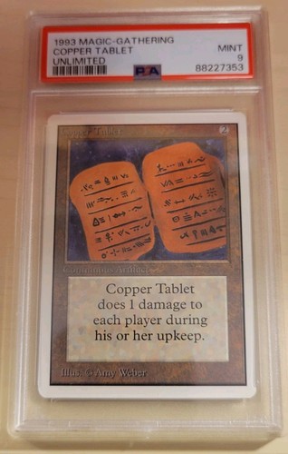 Mtg copper tablet psa - psa, 9