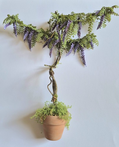 Dolls house purple wisteria - purple,