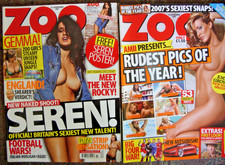 Zoo Magazine Bundle/Joblot x2 23rd-29th Nov 2007 and 14th-20th Dec 2007