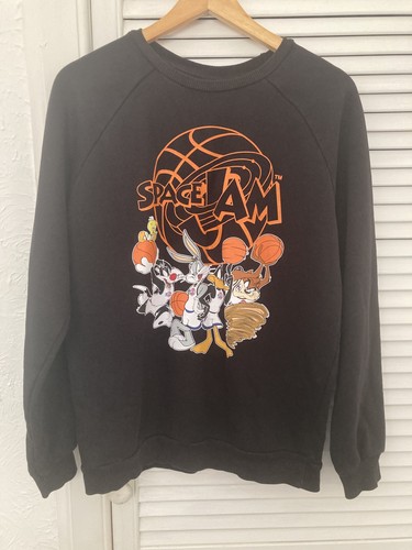 Black space jam crewneck - space,