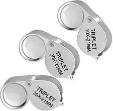 3Pcs Jewellers Loupe Set