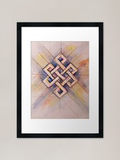 Endless Knot Framed Art Print