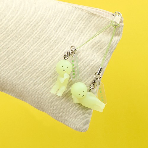 Smiski doll strap keychain - doll,