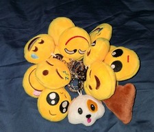 Lot Of 16 Emoji Keychains 