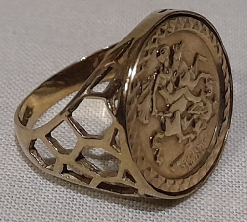 Vintage 9ct yellow gold st - **vintage,