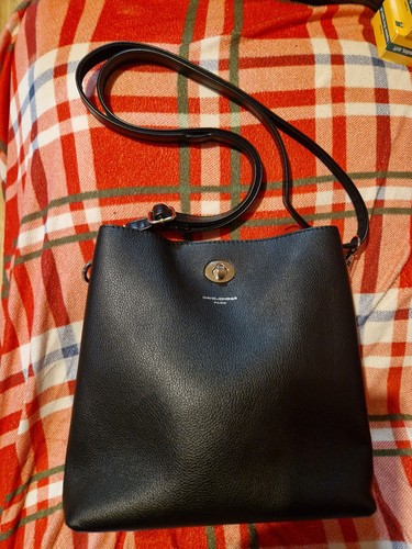 David jones black handbag - david,