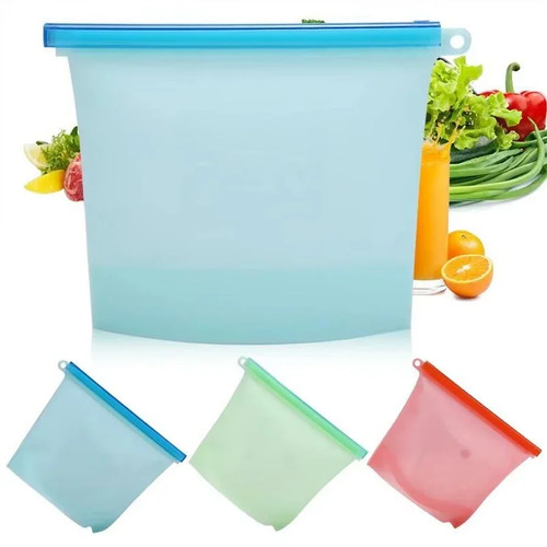 1000ml reusable silicone food - reusable,