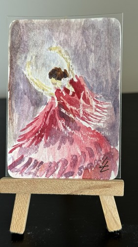Aceo original art card - original,
