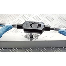 Draper 45 Piece LARGE Metric Tap Wrench & Split Die Set M6 - M24 + Case, 18523