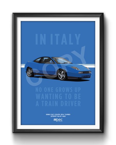 Fiat coupe 20v turbo blue - coupe,