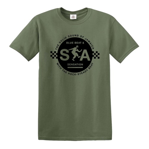 Ska sensation shirt olive - t-shirt,