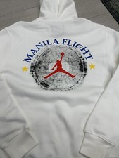 Air Jordan X Manila Hoodie 3 Stars Logo | White | Small / S | Philippines Flag