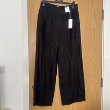 M&S Women’s Black Pure Linen