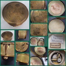 Vintage musical powder compact - musical,