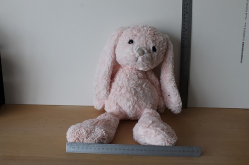 Steiff pink plush bunny - steiff,