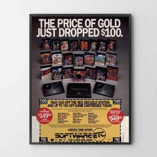 Poster neo geo - poster, system
