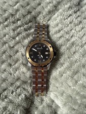 Bulova Marine Star Diamond Men's Two-Tone Bracelet Watch Mint Extra Links