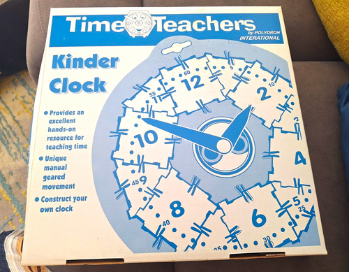 Polydron kinder teaching clock - kinder,