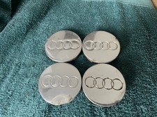Set of Genuine Audi TT Comp 57mm Alloy Wheel Centre Caps x4 A2