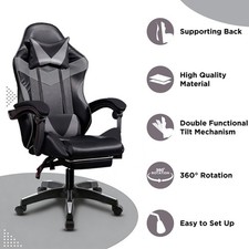 Gaming Chair Footrest Office