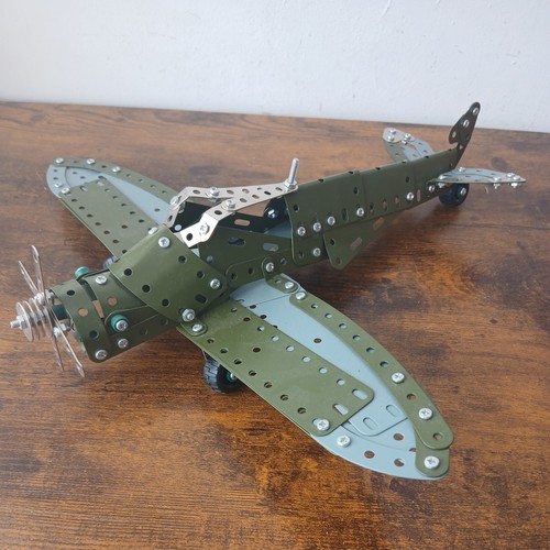 Meccano spitfire ready built - meccano,