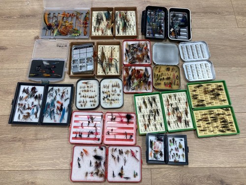 Various tins flies orvis - various,