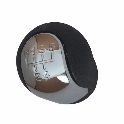 Black gear stick chrome - black, for