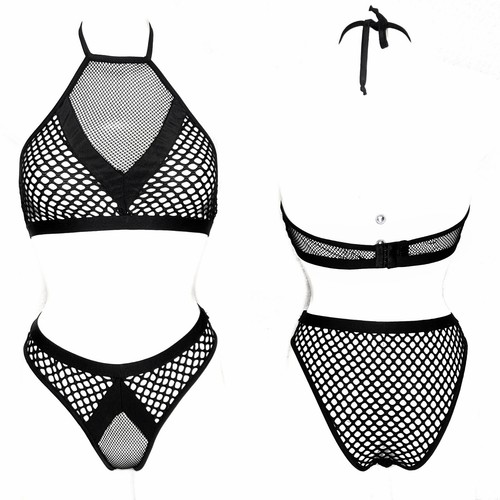 Fishnet mesh clubwear - sz, s