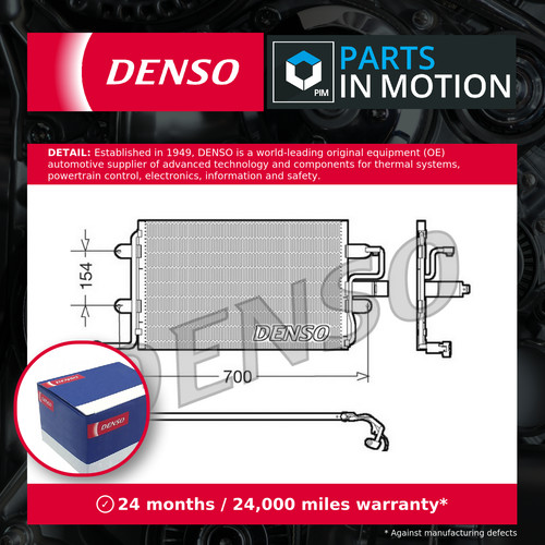 Air con condenser fits - condenser, skoda
