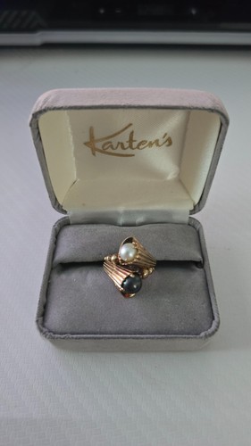 Angel trumpet pearl ring - angel's,