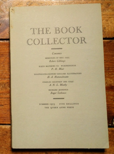 The book collector summer 1953 - book,